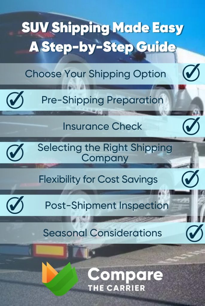Shipping tips for SUV owners