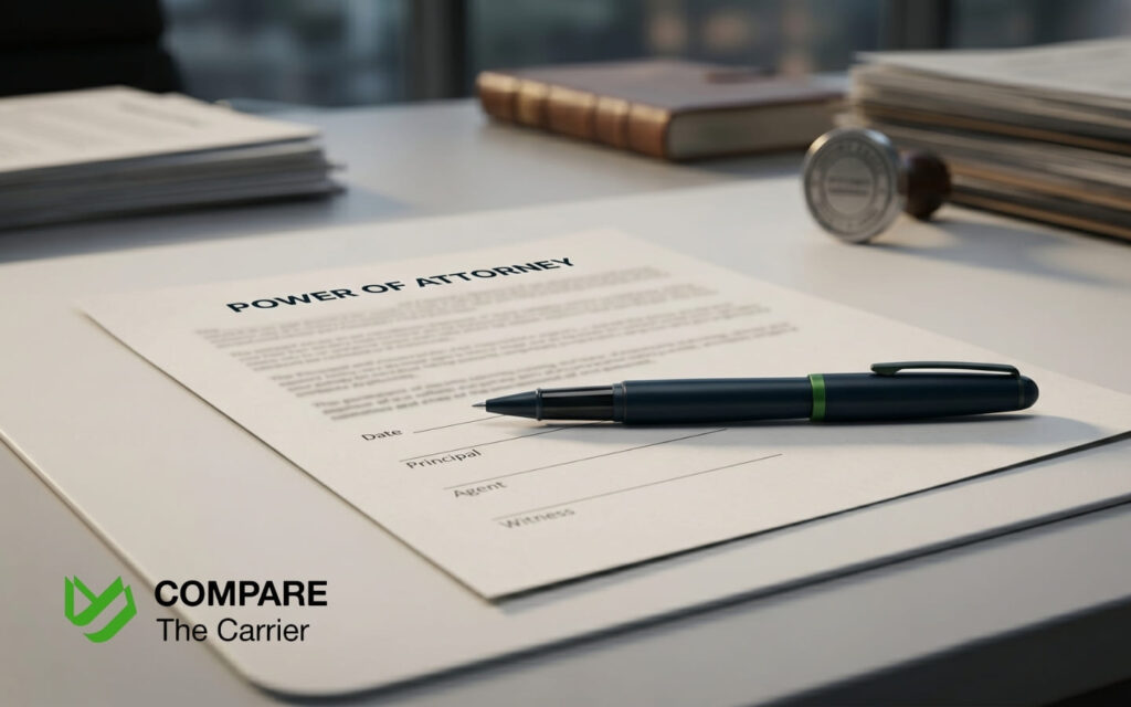  Legal paperwork and Power of Attorney documents required for Copart vehicle release.