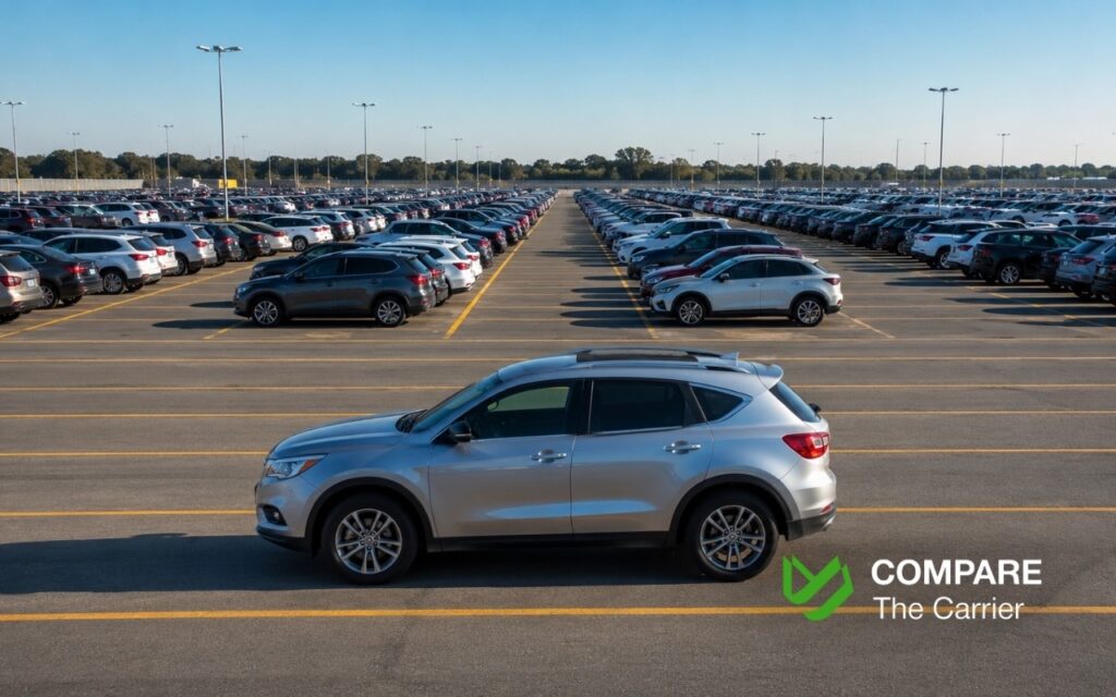 CTC B2C - Blog Article Illustrations - 273 Auction vehicle waiting during Copart free pickup period before storage fees start