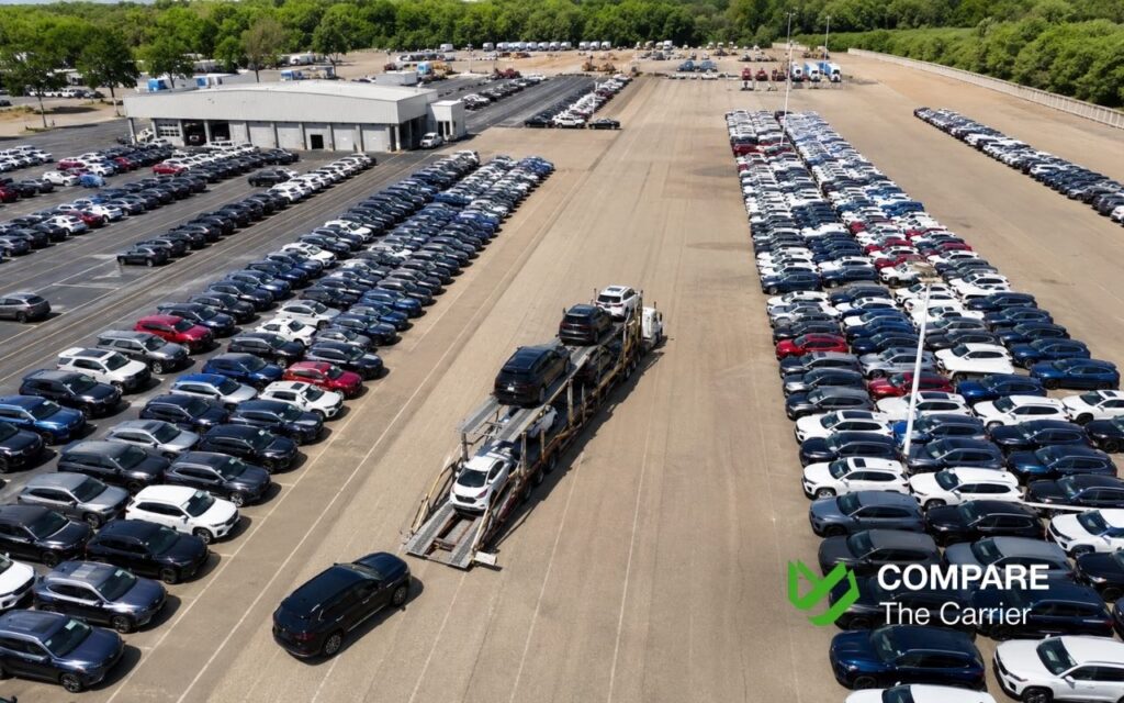 CTC B2C - Blog Article Illustrations - 276 Vehicle auction transport and storage comparison between major auction platforms